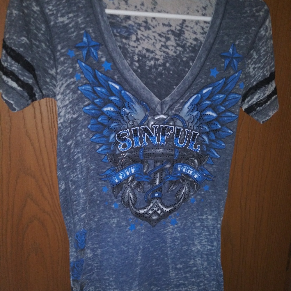 Beautiful women's sinful t-shirt